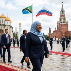 Présidente Samia Suluhu Hassan en Russie