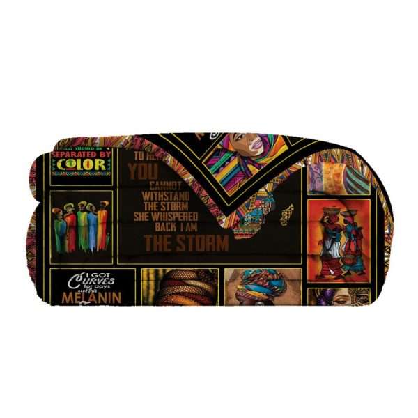 Black Women Fleece Throw Blanket Ultra Soft Cozy Ethnic African American Decorative Flannel Blanket For Home Bed Couch Chair Travel