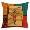 African Woman Housewares Bed Cushion Cover Car Pillow