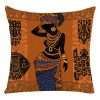African Woman Housewares Bed Cushion Cover Car Pillow